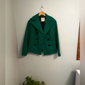 Green Old Navy Peacoat